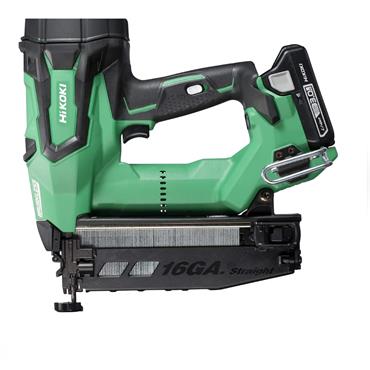 HIKOKI 16G  ANGLED NAILER C/W 2 X 3AH BATTERIES