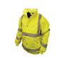 SCAN HI-VIS YELLOW BOMBER JACKET - M