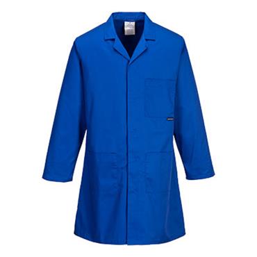 PORTWEST SHOP COAT ( ROYAL BLUE)