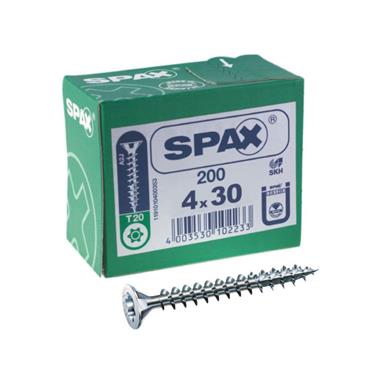 SPAX WOOD SCREWS 4MM (BX 200) SC