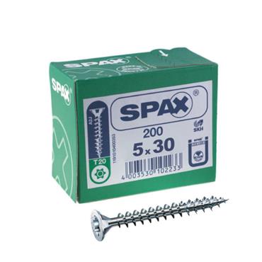 SPAX WOOD SCREWS 5MM (BX 200) SC
