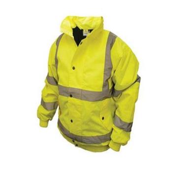 SCAN HI-VIS YELLOW BOMBER JACKET -