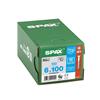 SPAX WOOD SCREWS 6MM WIDTH (BX 100) STAINLESS STEEL