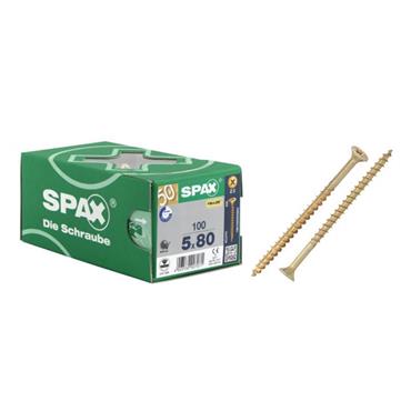 SPAX WOOD SCREWS 3.5MM (BX 200) YELLOW 