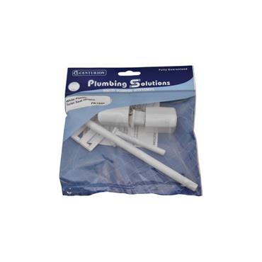 CENTURION TOILET SEAT HINGES WHITE PLASTIC