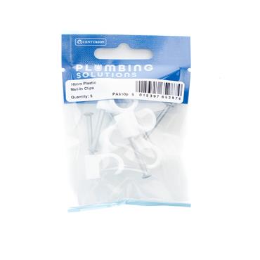Centurion Plastic Nail Clips 10/15mm (pk 5)