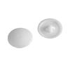 FORGEFIX SCREW COVER POZI WHITE ( 100 )