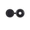 FORGEFIX SCREW COVER POZI BLACK ( 100 )