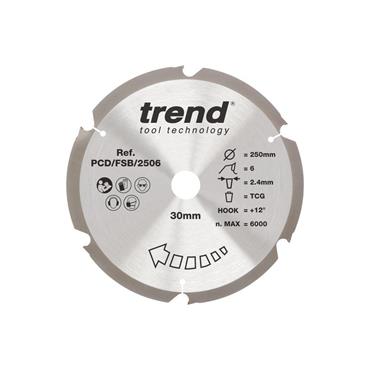 TREND CEMENT FIRE BOARD BLADE 250 x30mm
