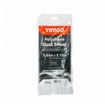 PLASTIC DUST SHEET 12FT X 9 FT