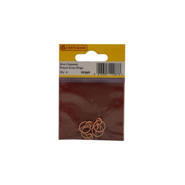 CENTURION PICTURE SCREW RINGS 8MM (PK 4)