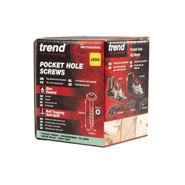 TREND POCKET HOLE S/T SCREW SQUARE NO 7x30mm