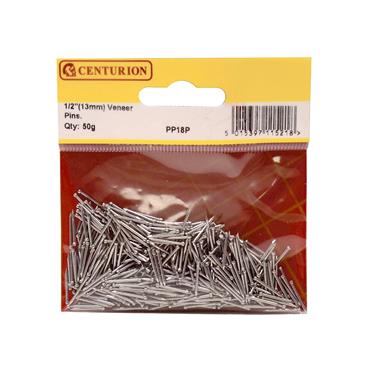 CENTURION VENEER PINS 50 GRAMS 13MM