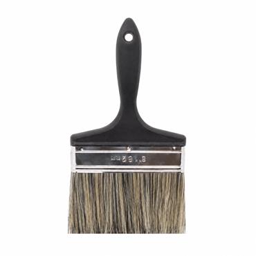 RAMBOO 6" WALL BRUSH ECONOMY BLACK HANDLE