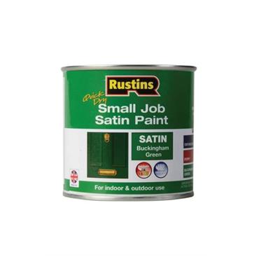 RUSTINS GREEN SATIN 250ML QUICK DRY