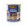 RUSTINS POLY VARNISH SATIN QUICK DRY 500ML OAK