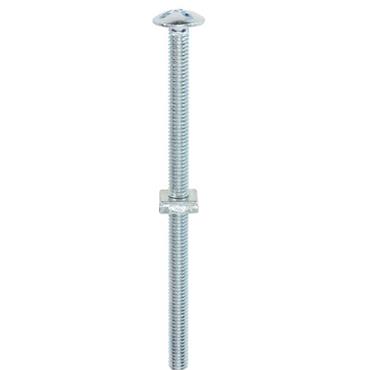 GUTTER BOLT & NUT M6 x 100