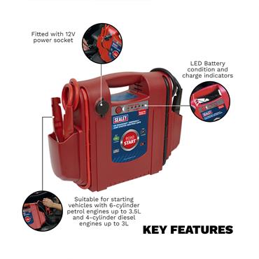 SEALEY ROADSTART UNIT 1600AMP 12 VOLT