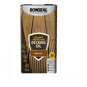 RONSEAL ULTIMATE DECKING OIL NATURAL  CEDAR 4L