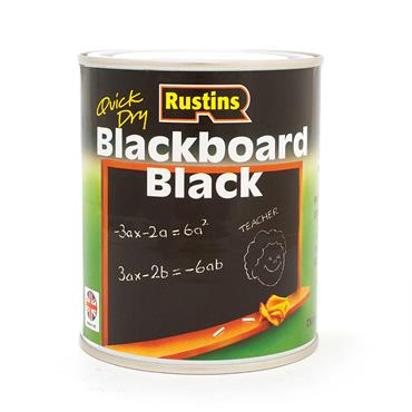 Rustins Paint Blackboard Black 250ml