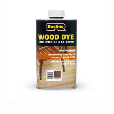 RUSTINS WOOD DYE INT & EXTERIOR BROWN MAHOG. 250ML