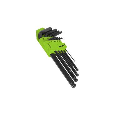 SIEGEN BALL END HEX KEY METRIC LONG SET 9