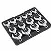 Siegen S01109 Crow?s Foot Open-End Spanner Set 14pc 1/2" Drive Metric