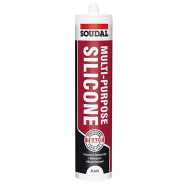 Soudal Multi Purpose Black Silicone