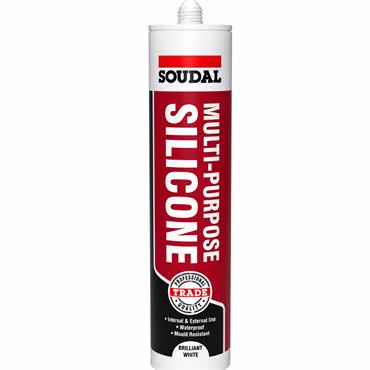 Soudal Multi Purpose White Silicone
