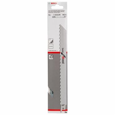 BOSCH SABRE SAW BLADES WOOD HCS BASIC 225MM (PK2)