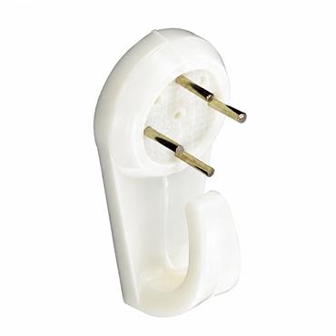 PLASTIC PICTURE  HOOK PK 2 40MM-SECURIT BRAND