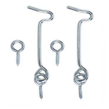 SECURIT HOOK & EYE 75MM PK2
