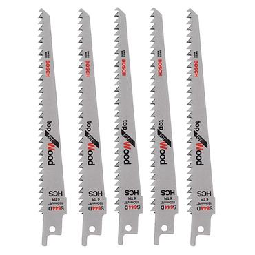 BOSCH SABRE SAW BLADES WOOD HCS TOP 150MM (PK 2)