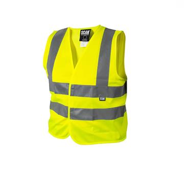 SCAN HI-VIS WAISTCOAT YELLOW SMALL