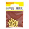 Centurion Brass Woodscrews Round Head 3/4"x6 Pkt14