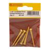 CENTURION BRASS WOODSCREWS 1 1/2"X8  PKT5