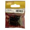Centurion Pkt Black Woodscrews 1"x 8 Pk 13