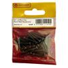 CENTURION WOODSCREW ROUND HEAD BLACK 3/4"X6