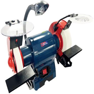 SPEAR&JACKSON BENCH GRINDER 6"+2-WHITE WHEEL