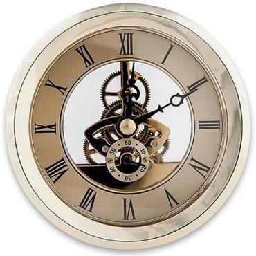SKELETON CLOCK GOLD 100MM