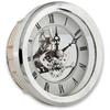 SKELETON CLOCK SILVER 100MMM