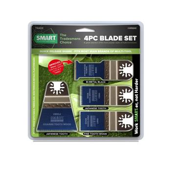 SMART 4 PIECEBIMULTI TOOL BLADESET