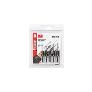 TREND SNAPPY 5 PIECE COUNTERSINK SET