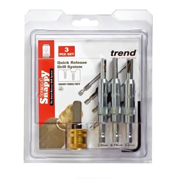 TREND SNAPPY DRILL BIT GUIDE 4 PIECE SET