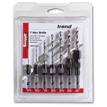 TREND SNAPPY 7 PIECE METRIC DRILL SET 1-7MM