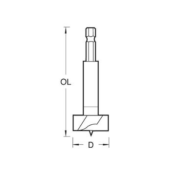 TREND SNAPPY FORSTNER BIT 30MM