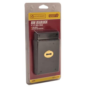 CENTURION RIM DEADLOCK 100MM X 75MM 4"X3" BLACK