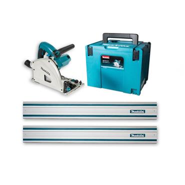 MAKITA PLUNGE SAW 2 X 1.5 RAILS W/ JOINER 240V