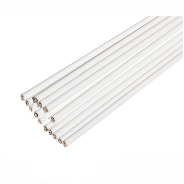 SILVER SOLDER ROD FLUX CORED 2.4MM white