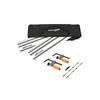 EVOLUTION  GUIDE RAILS 2X1400MM+JOINERS+CLAMPS BAG